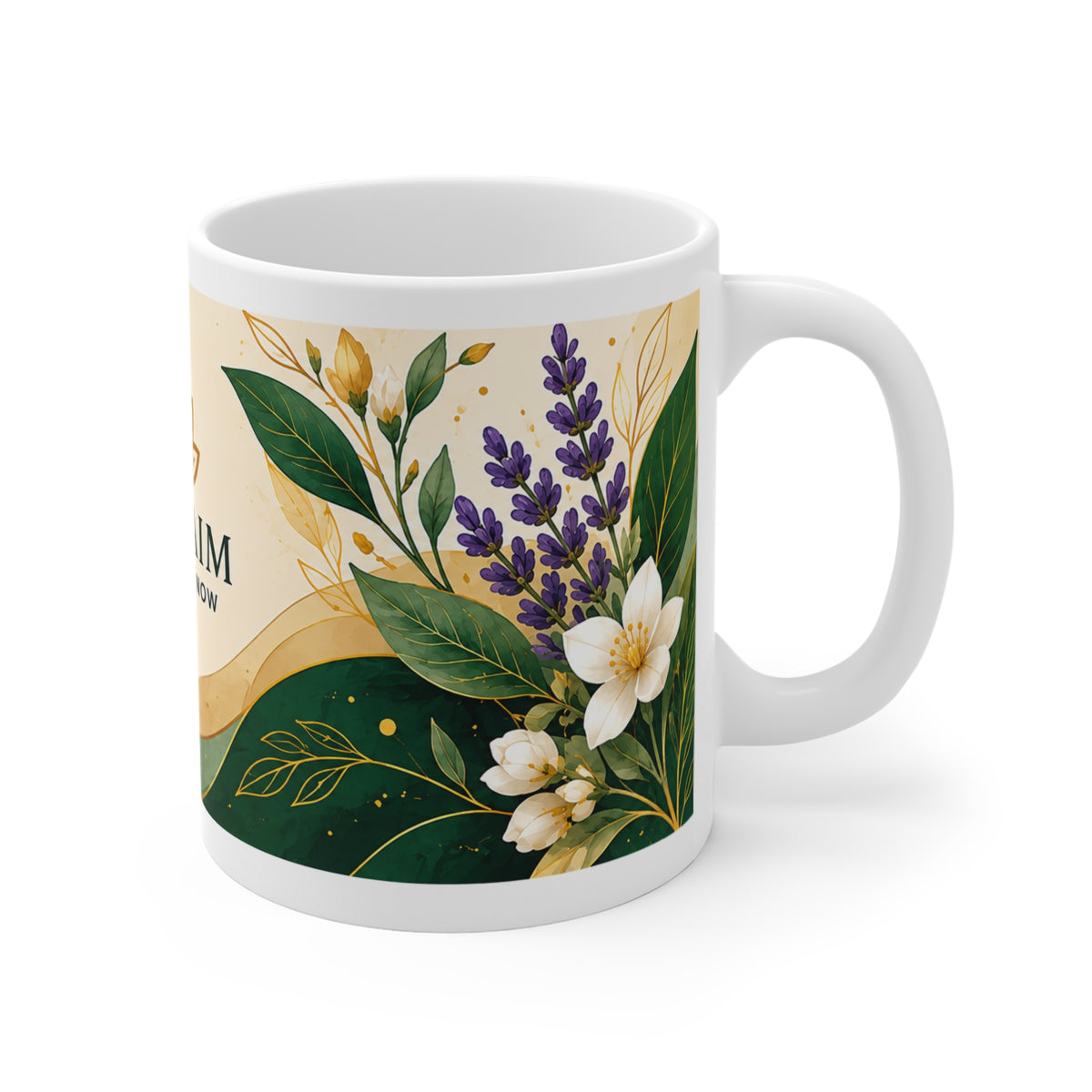 Reclaim Your Life Now Floral Mug – 11oz Inspirational Coffee Cup