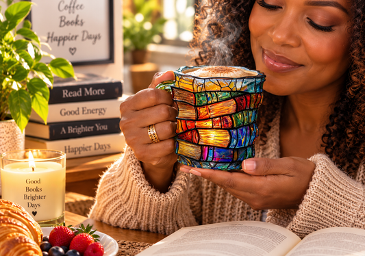 Book Lover's Cozy Retreat Mug