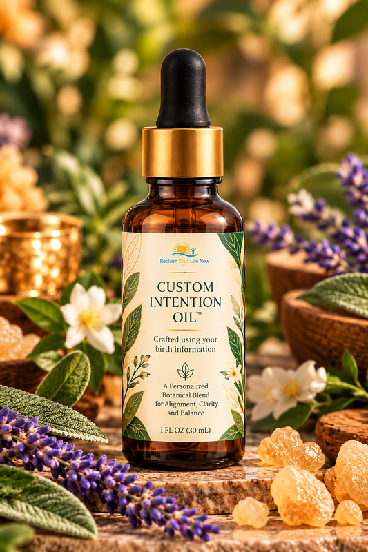Custom Anointing Oil – Personalized Using Your Birth Information