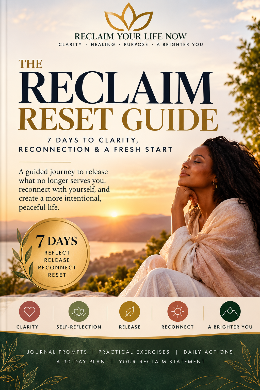 The Reclaim Reset Guide | 7-Day Clarity & Self-Reflection Workbook