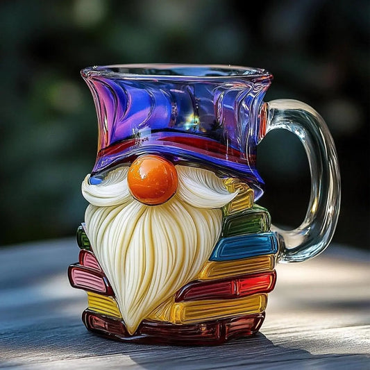 Whimsical Gnome Book Lover Mug